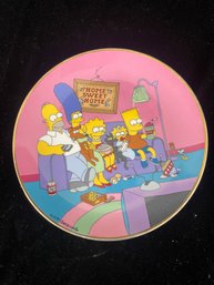 A Family For The 90s Simpsons Decorative Plate