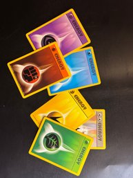 6 1990's Pokemon Energy Cards