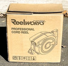 Reelworks 50ft. 125V Professional Cord Reel-SJTOW Oil And Waterproof-NOS