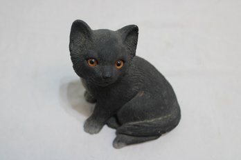 Vintage Sand Cast Black Cat