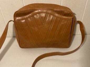 Vintage Mario Valentino, Italian Camel Handbag