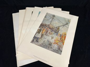 Set Of Portfolio Charles Hoffbauer Prints