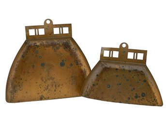 Set Of 2 Royal Rochester Copper Table Butlers