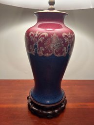 Fantastic China Lamp With Rosewood