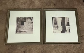 Two Framed Prints Of Photography By  Alan Blaustein - La Mappa And Park Presidio