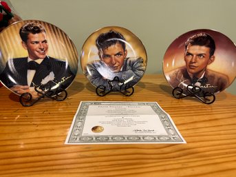 3 Plate Set O Frank Sinatra Plates