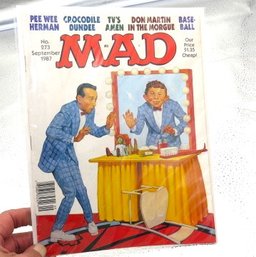 1987 Pee Wee Herman Mad Magazine