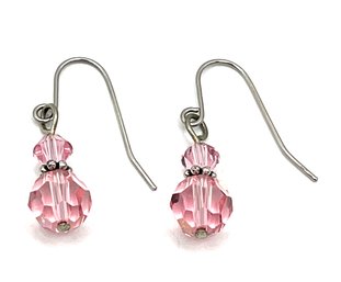 Lovely Pink Dangle Earrings