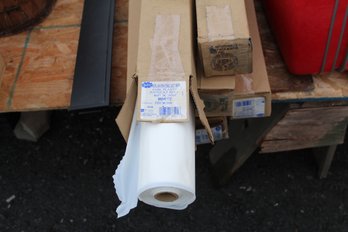 (7) Rolls Of White Table Cover