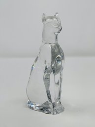 Baccarat Egyptian Cat Crystal Figurine