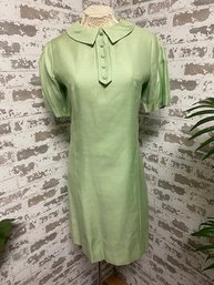 Vintage Mint Green Shift Dress