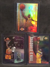 Lot Of 3 Shaquille O'Neal Insert Cards - C