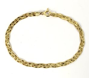 14K Gold Braided Bracelet - Made In Italy - 1.5 DWT