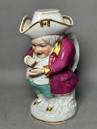 Antique 1800s Toby 'Mr Snuff' Staffordshire Mug