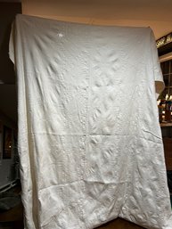 Queen Size White Ralph Lauren Light 100 Cotton Blanket