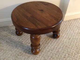 Vintage Thick Pine Stool