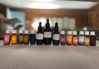 Collection Of Varied Candle Dyes