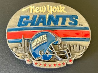 Limited Edition New York Giants Belt Buckle, Numbered