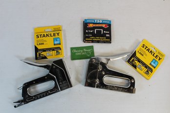 Stanley And Arrow Staplers And Boxed Staples