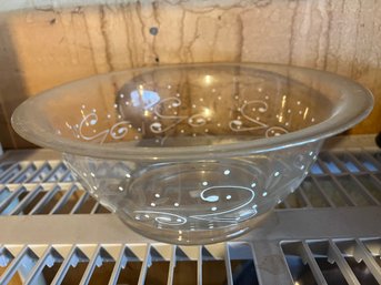 Vintage Glass Mixing Bowl