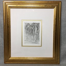 Client Paid $1,500 For This PABLO PICASSO Etching / Restrike - Entitled Three Graces - From ROSS GALLERIES NY