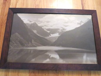 Antique Photograph Lake Louise Fred Armbrister Canadian Rockies