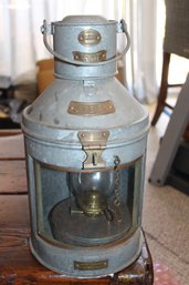 17 In Antique Stern Lantern RC Murray Of Glasgow, Scotland