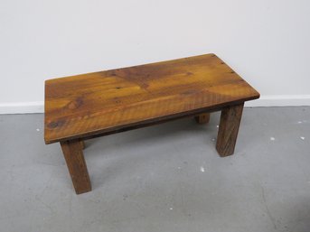 An Exceptional Industrial Reclaimed Barn Wood Coffee Table