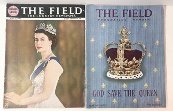 Lot Of 2 1953 The Field Magazines From England - Queen Elizabeth