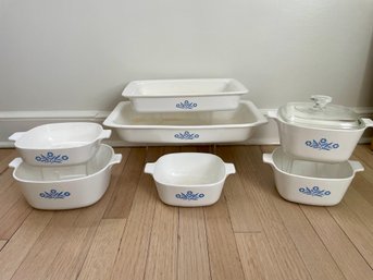 Corning Ware Cornflower Casseroles & Roaster