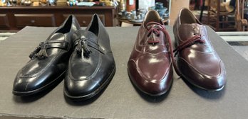 Stetson Black Shoes For Men Size 12 D And Giorgio Brutini Shoes Made In Brazil Size 12D.   AW/A5