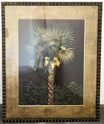An Elegant Art Deco Tropical Palm Print