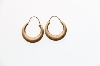 14k Yellow Gold  Small Hoop Earrings