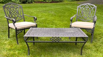 Cast Aluminum Outdoor Table And Chairs