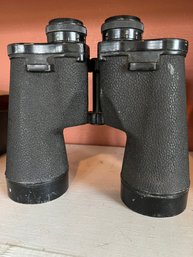 Vintage Coated Metal Binoculars