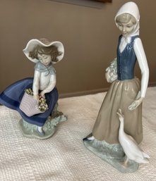Pair Of Vintage Lladro Figurines