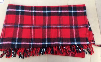 Vintage Irish Flannel Throw Blanket