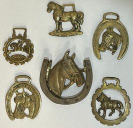 Lot Of Brass Horses