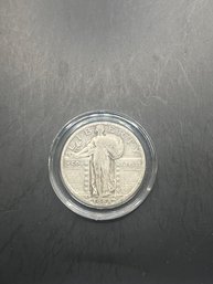 1928-D Standing Liberty Silver Quarter