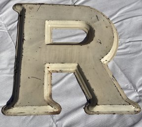 Vintage Large Scale Advertising Letter For Storefront Or Commercial Building