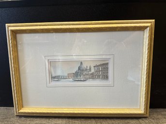 Framed Print Of Europe Venice Italy Cityspace Wall Decor.                            Liz S WA(B)