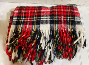 A Wool Tartan Stadium Blanket