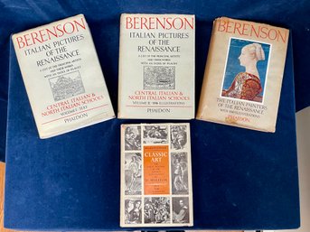 Four Phaiden Press Hardcover Books Including Berenson On The Italian Renaissance