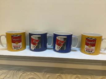 Andy Warhol Cambell's Soup Mugs