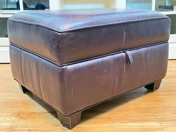 A Leather Footstool