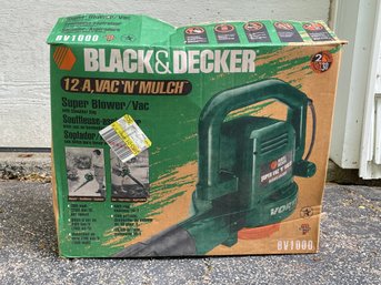 Black & Decker 12A Vac N Mulch Super Blower - BV1000