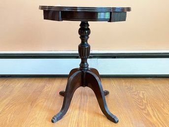 A Vintage Inlaid Mahogany Occasional Table