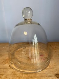 Hand Blown Glass Cloche 11x13 No Chips