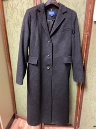 Pendleton Wool Coat Size 14 Long Black