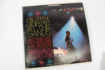 Frank Sinatra Live At The Sands With Count Basie, Conducted By Quincy Jones On Reprise Records 2lp Set